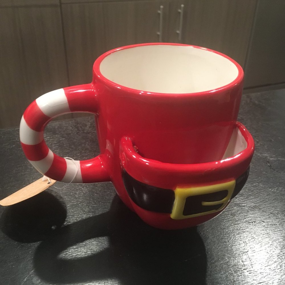 10 Strawberry Street Mug with Whimsical Pocket in front